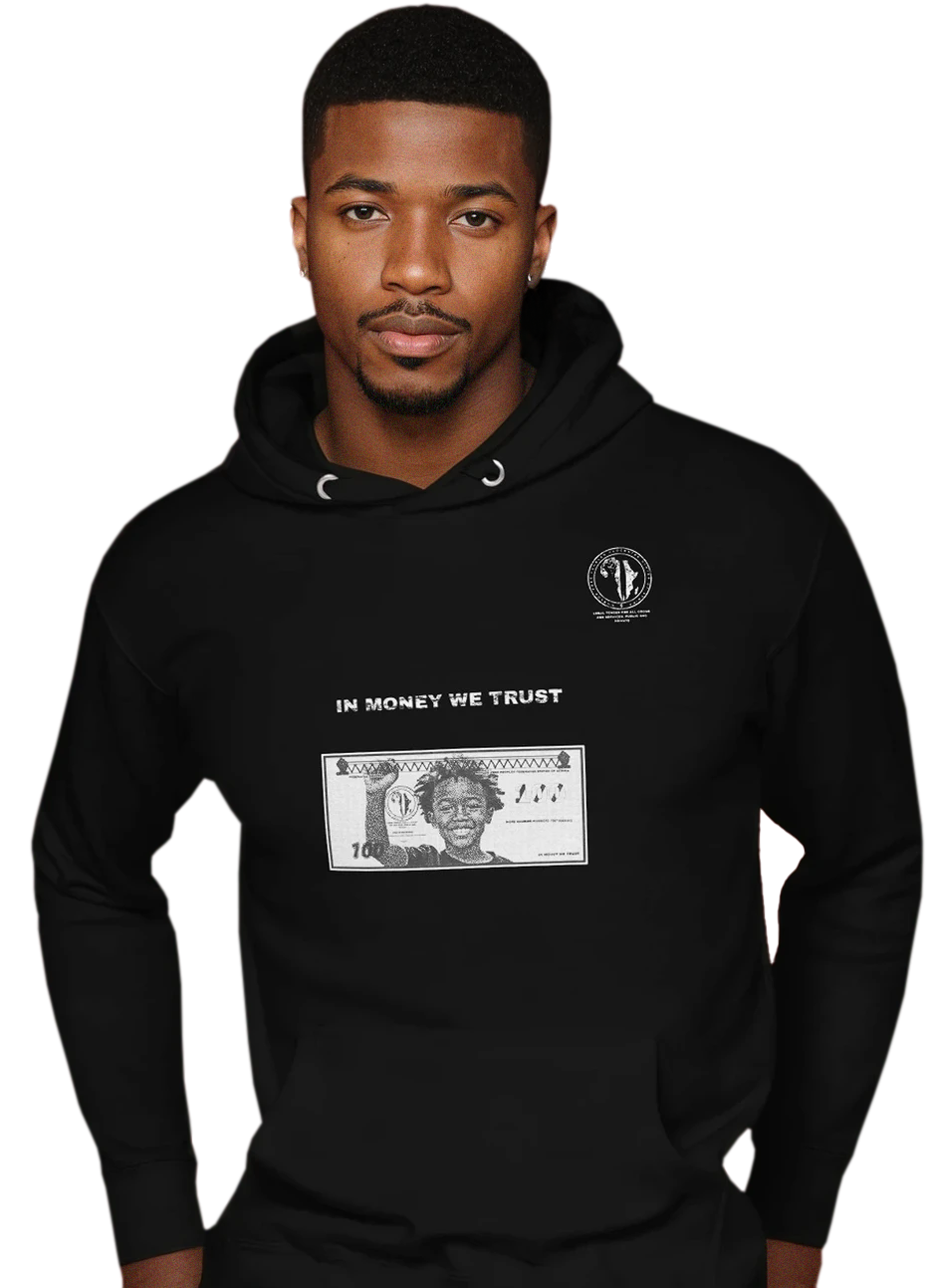 Unisex Black Money Hoodie